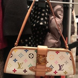 Multicolor Louis Vuitton pochette handbag